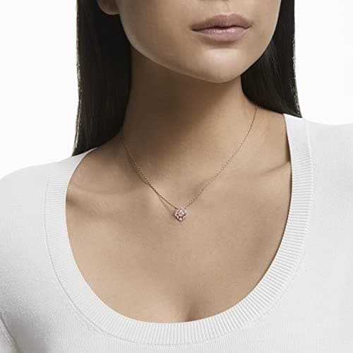 Swarovski Sparkling Dance Necklace for Women, Rose Gold-Tone Plated, Elegant Gift Ideas for Special Occasions
| Swarovs