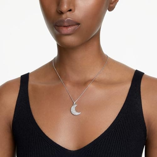Swarovski Luna Crystal Jewelry Collection for Women Evening Partys - Sparkling Necklaces, Bracelets, and Earrings with