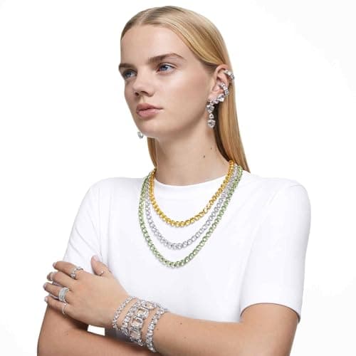 Swarovski Constella Crystal Necklace Jewelry Collection, Rose Gold Tone, Elegant Evening Accessories
| Swarovski Conste