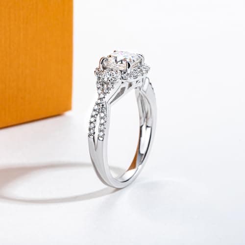 AimiIee Moissanite Engagement Rings for Women with Certificate
| AimiIee Moissanite Engagement Rings 925 Sterling Silve