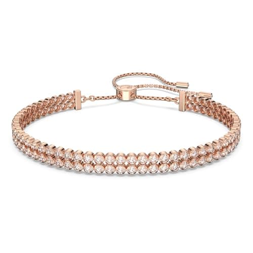 Swarovski Subtle Bracelet Jewelry Clear Crystals for Office Professional Women
| Swarovski Subtle Clear Crystal Bracele