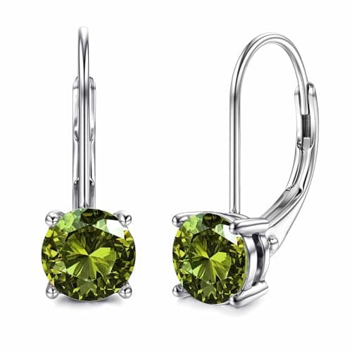 Blahanna Moissanite Earrings - D Color 1.0ct-|0ct Brilliant Round Cut Lab Created Diamonds 18K White Gold Plated Sterlin