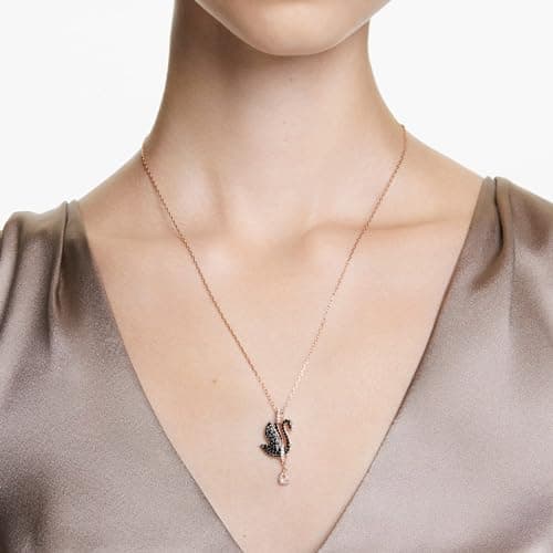 Swarovski Swan Pendant Collection for Women Gift Special Occasion Rhinestone Necklace 925 Silver 18inch