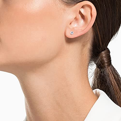 Swarovski Solitaire Crystal Earrings for Women Casual Occasions Sparkling Sparkle Ear Studs