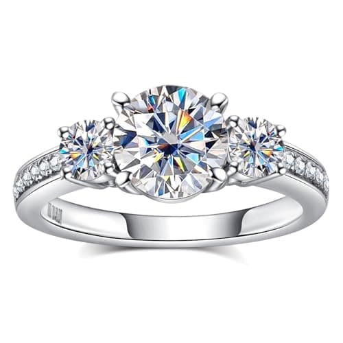 AimiIee Moissanite Engagement Rings for Women with Certificate
| AimiIee Moissanite Engagement Rings 925 Sterling Silve