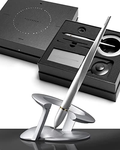 Novium Hoverpen |0 Interstellar Edition - Space Black Ballpoint Pen, Unique Conversational Starter, Premium Futuristic D