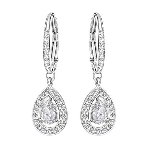 Swarovski Una Angelic Crystal Drop Earrings for Women Everyday Wear Sparkling Shine