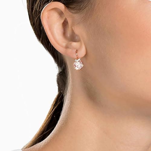 Swarovski Women's Bella V Crystal Pierced Earrings Collection for Fashionable Women on Special Occasions Sparkling Cryst
