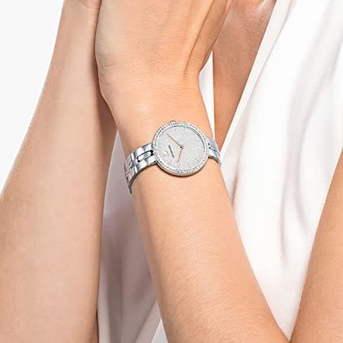 Swarovski Cosmopolitan Crystal Watch - Elegant Rose Gold Tone Finish & Clear Crystals for Women
| Swarovski Cosmopolita