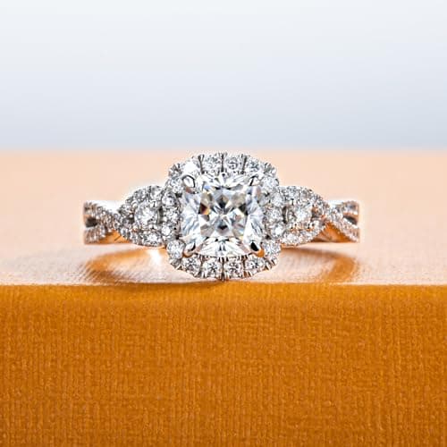 AimiIee Moissanite Engagement Rings for Women with Certificate
| AimiIee Moissanite Engagement Rings 925 Sterling Silve