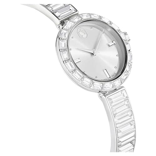 Swarovski Matrix Bangle Watch, Stunning Crystal Design, Fashionable and Durable, Women, Formal Events and Daily Wear, 3