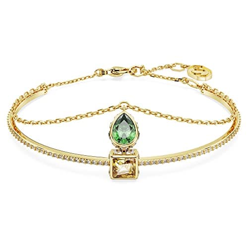 Swarovski Chroma Twist Cocktail Ring Gold Tone Versatile Multi Color Crystals Playful Rotating Design
| Swarovski Chrom