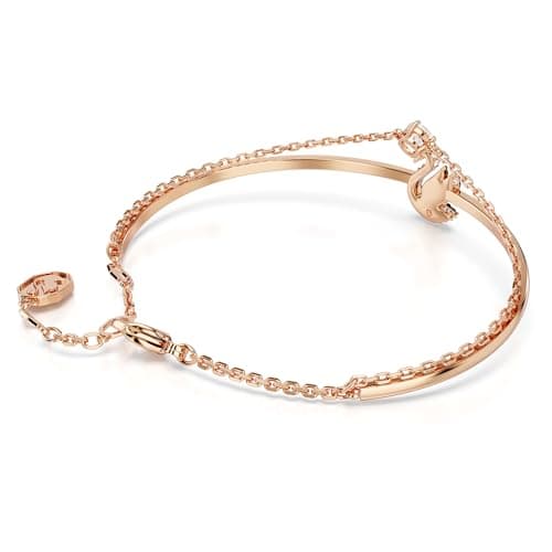 Swarovski Swan Bangle Collection for Women Evening Events Glittering Crystal Design 3CM Diameter