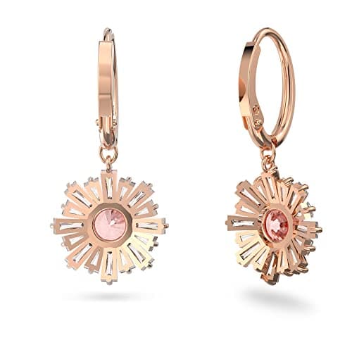 Swarovski Sunshine Jewelry Collection Pink Crystals for Women Rose Gold Tone Finish Best Selling Jewelry