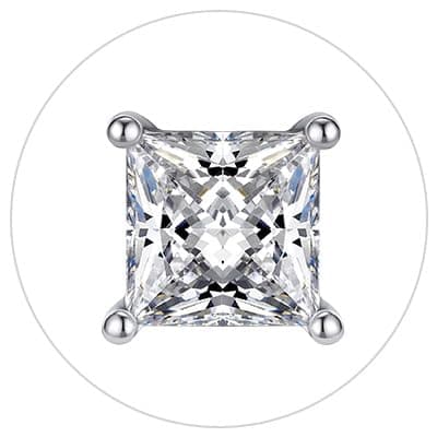 MomentWish Moissanite Earrings, Birthday Gifts for Women, Simulated Diamond Stud Earrings 925 Sterling Silver Jewelry Re