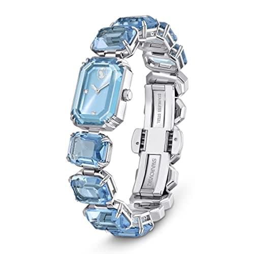 Swarovski Millenia Watch - Blue Octagon Cut Crystals for Ladies
| Swarovski Millenia Watch - Sapphire Glass Centrepiece