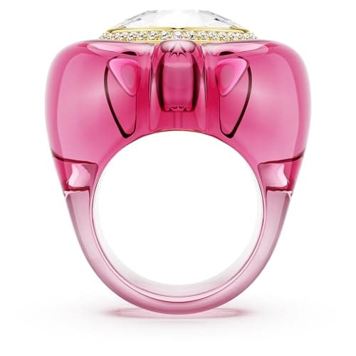 Swarovski Dulcis Heart Cut Pink Pavé Cocktail Ring for Women Size 8  
Swarovski Dulcis Heart Cut Pink Pavé Cocktail Ring