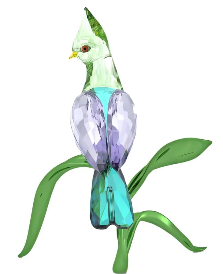 Swarovski Idyllia Green Turaco Crystal Necklace for Women Evening Party Jewelery