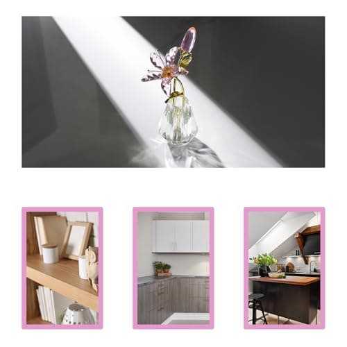 Crystal Pink Lily Flower Figurines Collectibles with Crystal Vase Gifts for Women's Home Decor
Crystal Pink Flower with