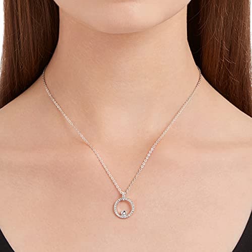 Swarovski Creativity Necklace 38cm Brass Crystal for Women Casual Occasions Glittering Design
