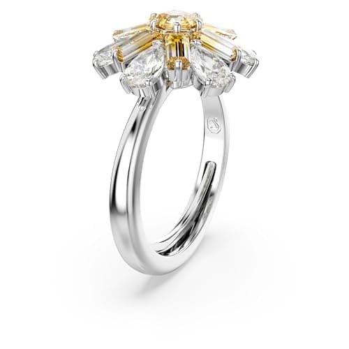 Swarovski Idyllia Cocktail Ring Collection for Women Party Events Sparkling Crystal Design Silver Tone