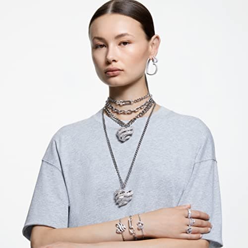 Swarovski Dextera Bracelet with White Crystal Pavé for Women to Elevate Any Outfit
| Swarovski Dextera Rhodium Plated W