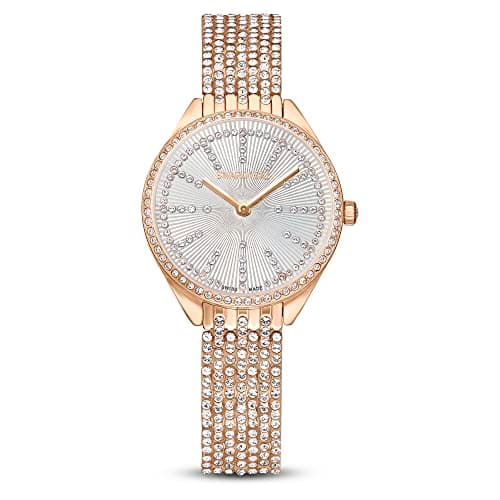 Swarovski Attract Crystal Watch Collection for Women Metal Bracelet Trendy Timepiece Stylish Jewelry