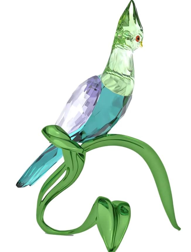 Swarovski Idyllia Green Turaco Crystal Necklace for Women Evening Party Jewelery