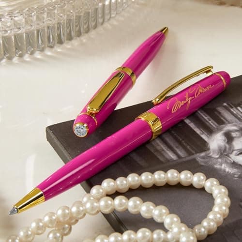 Levenger Marilyn Monroe Lipstick Ballpoint Pen for Students and Office Workers Writing and Drawing on the Go
| Levenger
