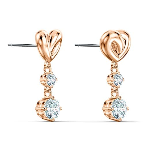 Swarovski Lifelong Heart Jewelry - Rose Gold & Rhodium Tone Necklace, Earrings, and Bracelet  
Swarovski Lifelong Heart