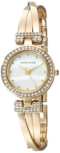Premium Crystal Accented Anne Klein Women's Bangle Watch and Bracelet Set for Fashionable Ladies
| Anne Klein Women's P