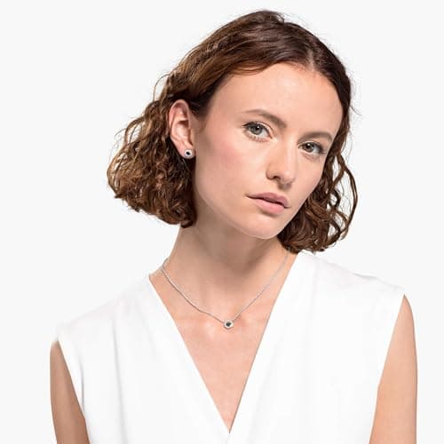 Swarovski Necklace Set with Mixed Metal Finish Chains for Women
| Clear and Colored Crystals Swarovski Necklace Set for