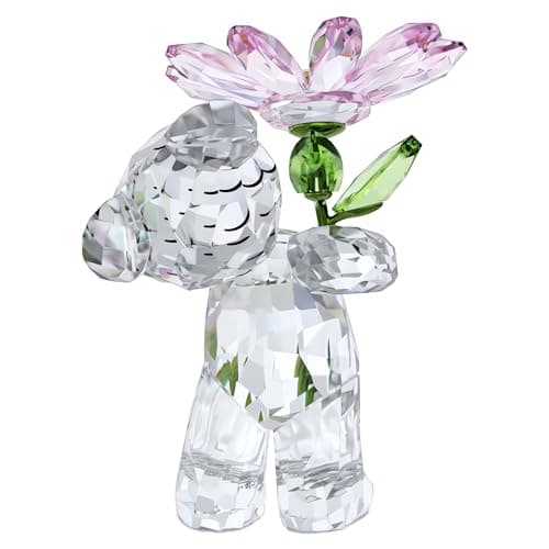 Swarovski Kris Bear Daisy Jewelry for Girls Festive Necklace 18x18mm