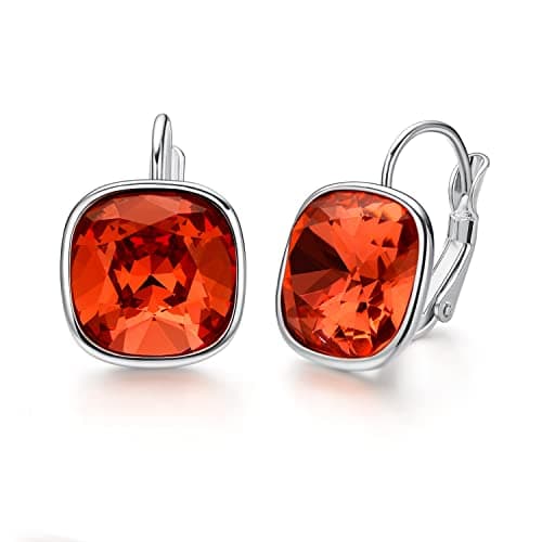 MDFUN Bella Drop Earrings Crystals 18K White Gold Plated Hypoallergenic Dangle Earrings for Women  
MDFUN Bella Drop Ear