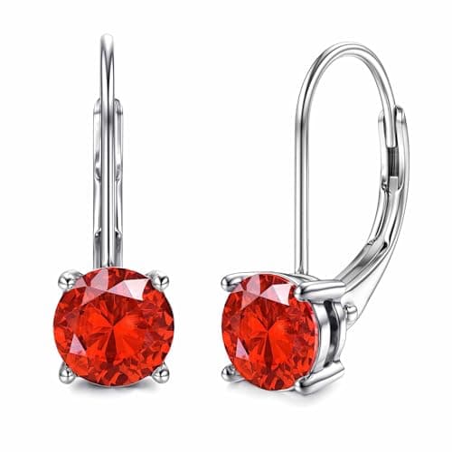 Blahanna Moissanite Earrings - D Color 1.0ct-|0ct Brilliant Round Cut Lab Created Diamonds 18K White Gold Plated Sterlin