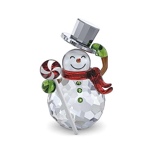 Swarovski Holiday Cheers Dulcis Snowman Figurine - Clear Crystals for Christmas Decor
| Swarovski Holiday Cheers Dulcis