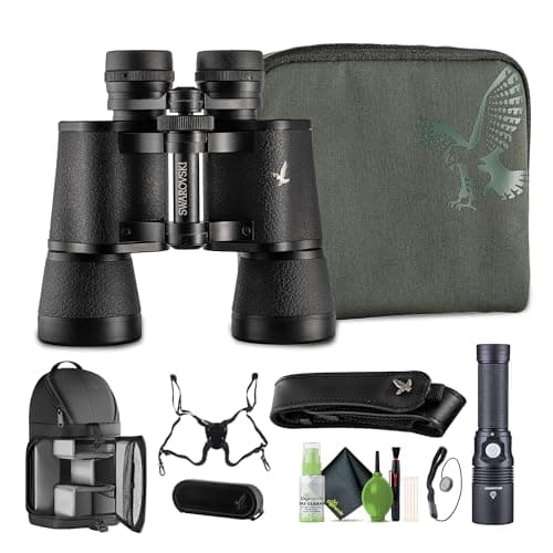 Swarovski Optik 10x40 W Habicht Binoculars (54001) for Wildlife Viewing and Travel + Accessories  
Swarovski Optik 10x40