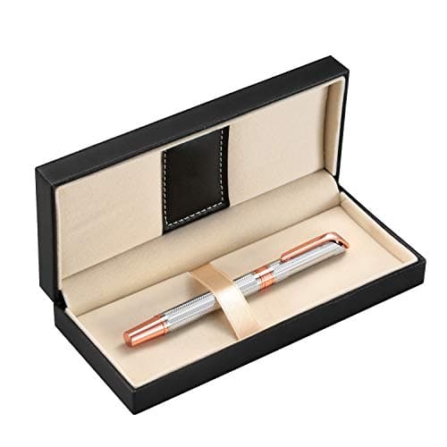 Rollerball Pen Liquid Ink Pens for Women Luxury Box G5 (Rose Gold) Executive Office Birthday Gift
