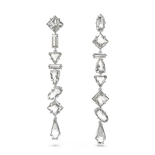 Swarovski Mesmera Drop Earrings for Women Casual Occasions Sparkling Genuine Crystal Earrings 925 Sterling Silver