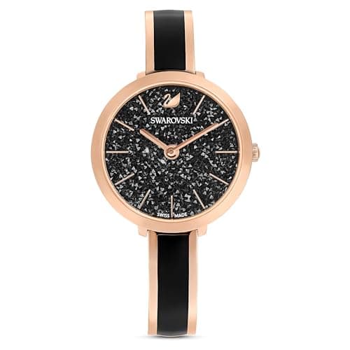 Swarovski Crystalline Aura Watch for Women with Taupe Leather Strap and Rose-Gold Tone Finish
| Swarovski Crystalline A