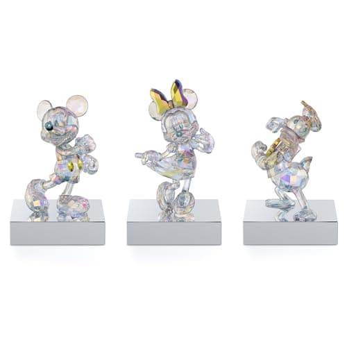 Swarovski Disney Mickey & Friends Mickey Charms + Pendant Necklace for Kids + Everyday Wear + Sparkling Crystal + 925 St