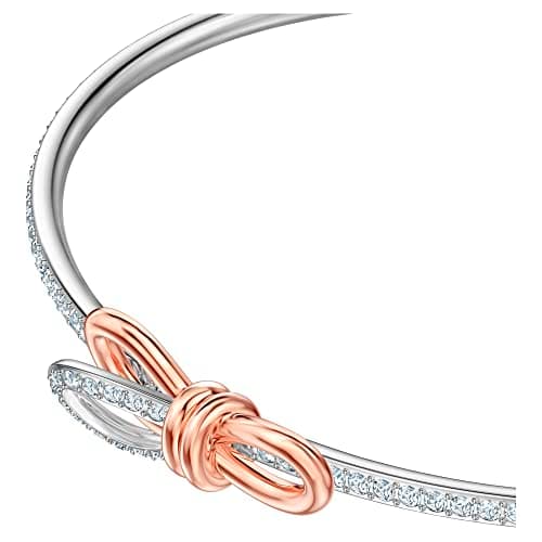 Swarovski Lifelong Bow Necklace and Bracelet Clear Crystals Rhodium Finish Women Gifts
| Swarovski Lifelong Bow Jewelry