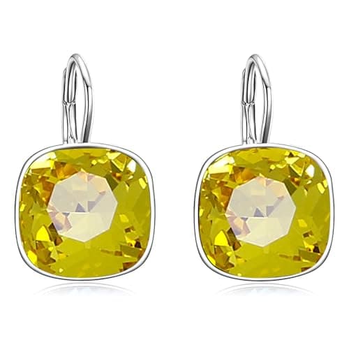 AOBOCO Sterling Silver Hypoallergenic Crystal Earrings for Women Anniversaries and Birthdays
AOBOCO Austrian Crystal Hyp