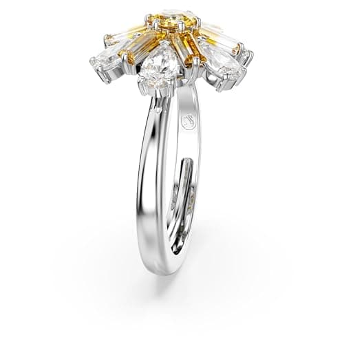 Swarovski Idyllia Cocktail Ring Collection for Women Party Events Sparkling Crystal Design Silver Tone