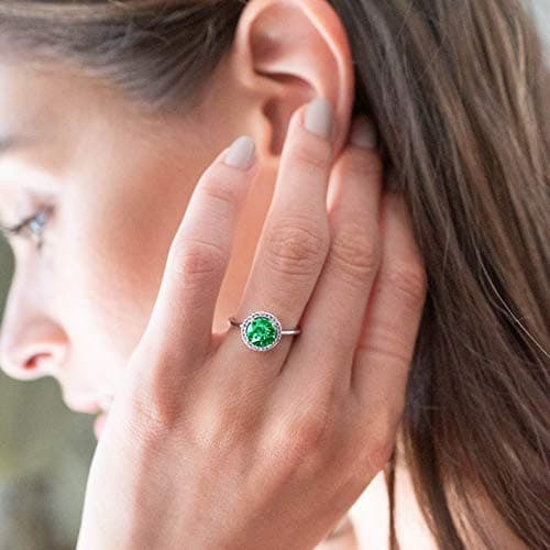 PAVOI 14K Gold Plated Crystal Birthstone Rings for Women | Fashion Jewelry for Special Occasions | Birthstone Meaning &