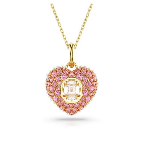 Swarovski Hyperbola Pendant Necklace Collection for Women Luxury Jewelry Evening Party Wear Flashy Designs 18K Gold Plat