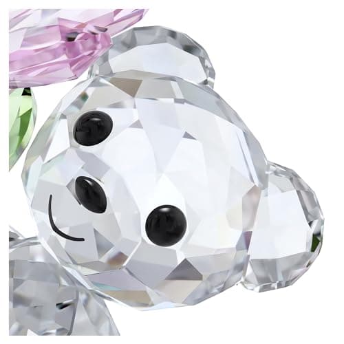 Swarovski Kris Bear Daisy Jewelry for Girls Festive Necklace 18x18mm