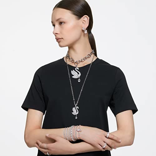 Swarovski Iconic Swan Clear Crystal Jewelry for Women
| Swarovski Rhodium Tone Swan Clear Crystal Necklaces, Earrings,