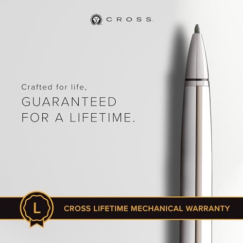 Cross Coventry Polished Chrome Ballpoint Pen for Professional Writing, Business Use
| Cross Coventry Polished Chrome Ba
