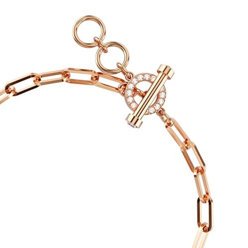 Swarovski Teddy Bracelet for Women, Bear Design, Pink, Rose Gold-Tone Finish, Fashion Accessory